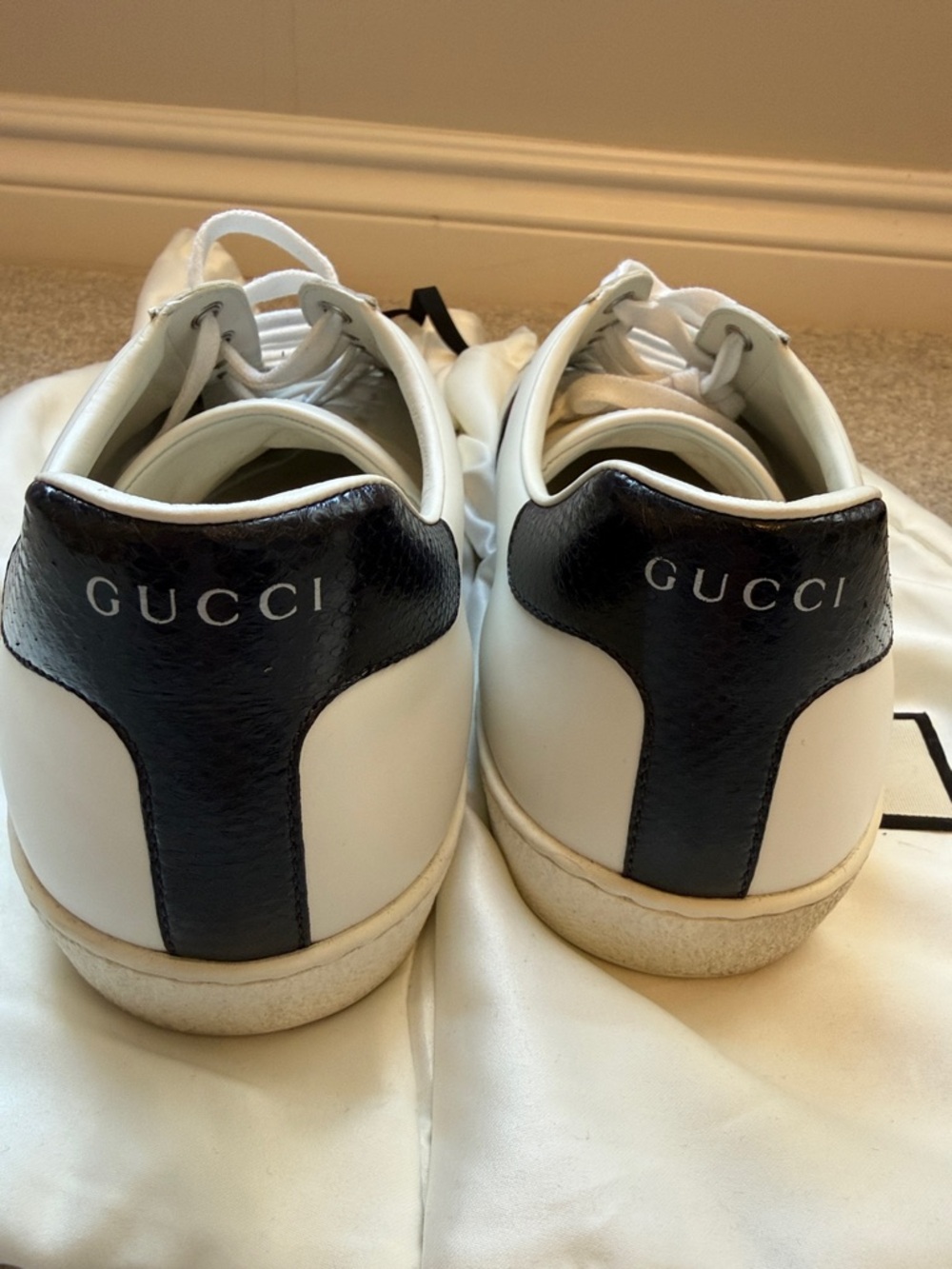 Men’s Gucci Ace Sneaker size 12 - Picture 7 of 7